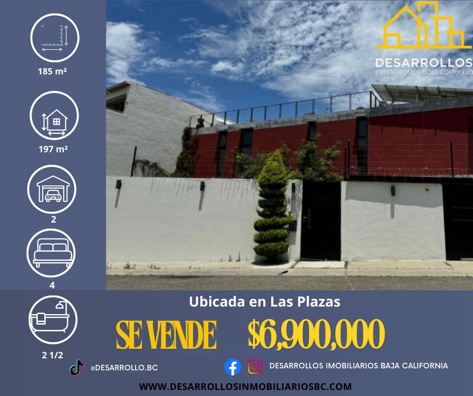 CASA EN LAS PLAZAS AGUA CALIENTE