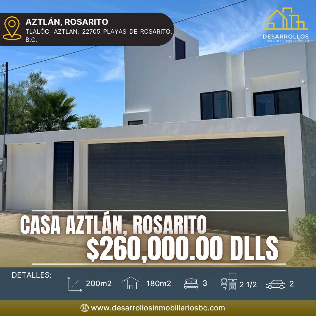 CASA NUEVA COLONIA AZTLAN, PLAYAS DE ROSARITO