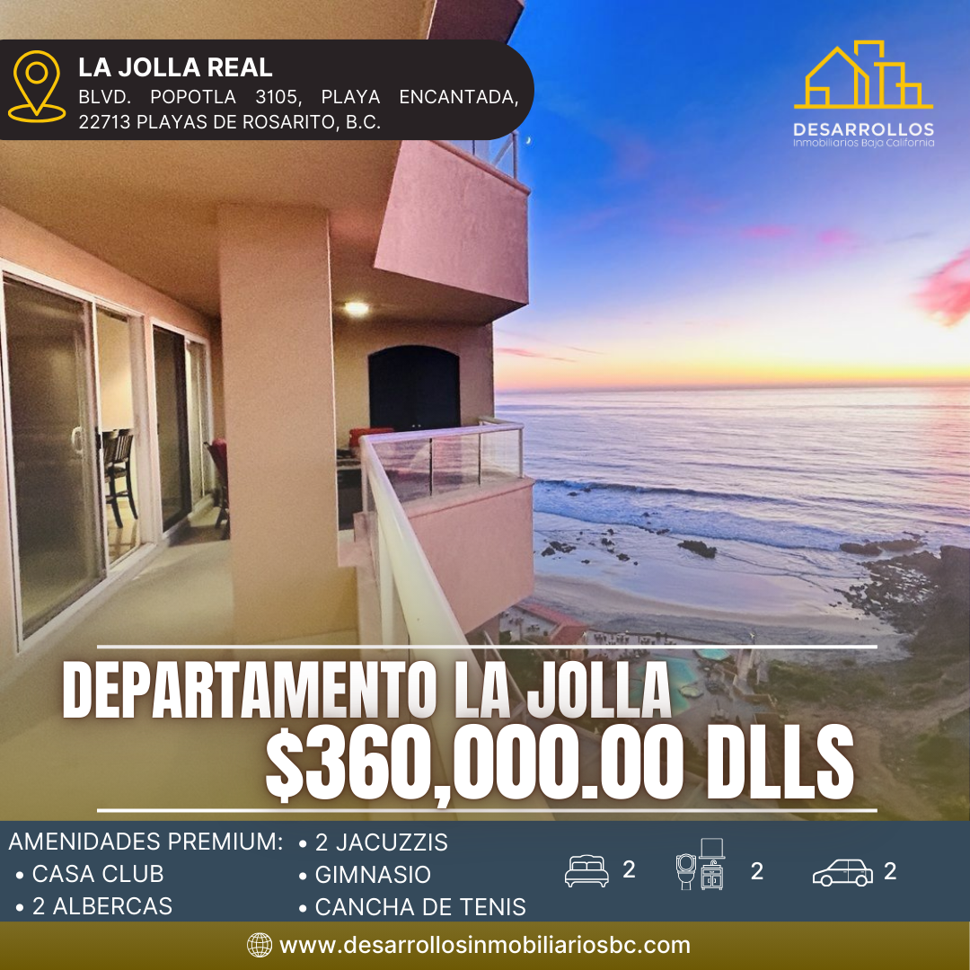 4.DEPARTAMENTO LA JOLLA, ROSARITO