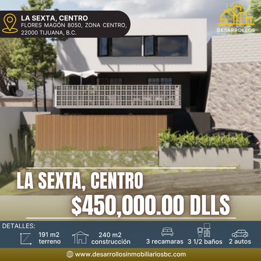 5. CASA LA SEXTA ZONA CENTRO, TIJUANA