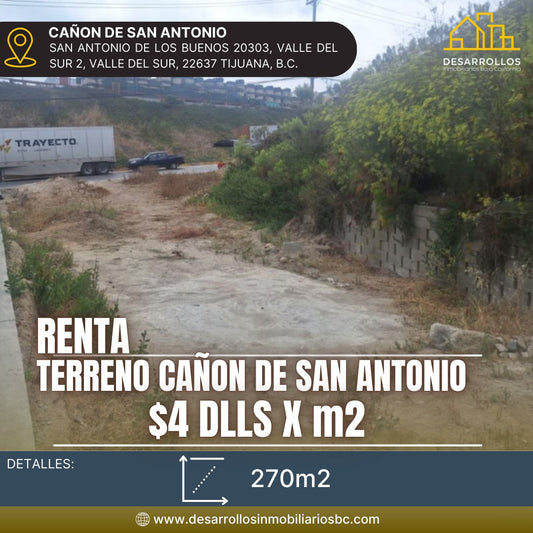 6.TERRENO EN CAÑON DE SAN ANTONIO