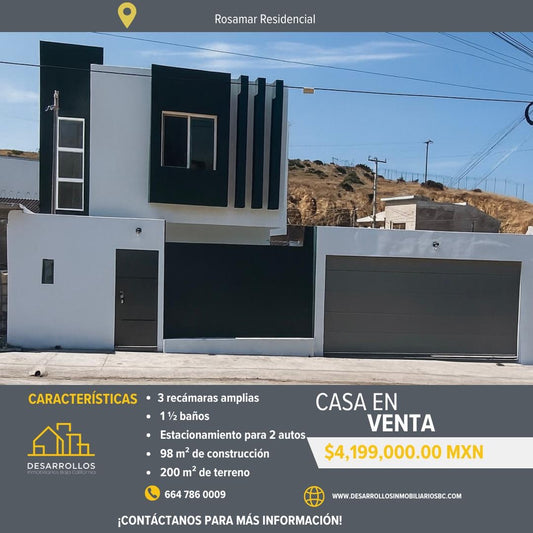 1.CASA ROSAMAR RESIDENCIAL, PLAYAS DE ROSARITO