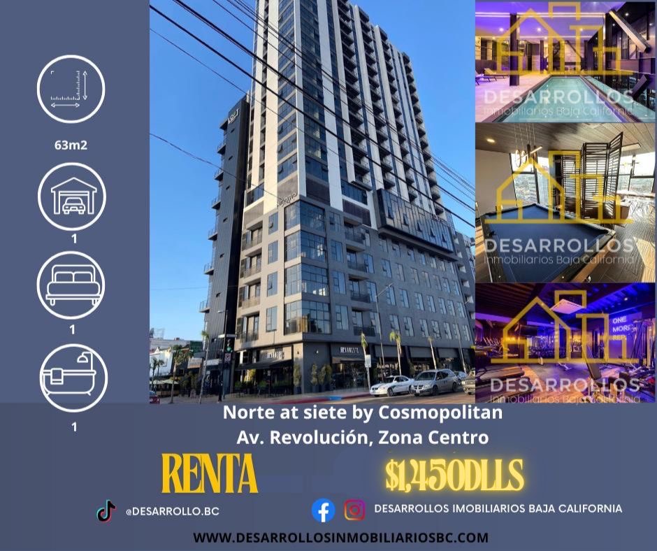 RENTA DEPARTAMENTO BY COSMOPOLITAN