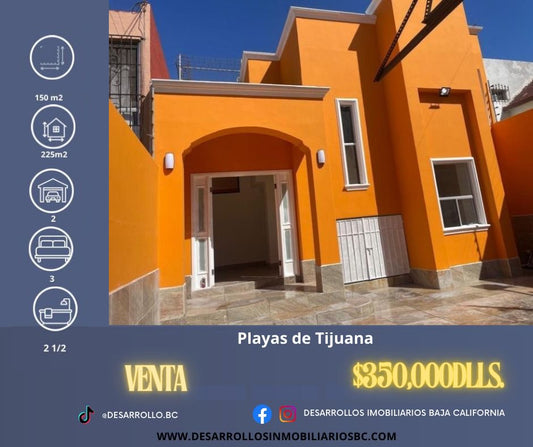 CASA SECCIÓN JARDINES, PLAYAS DE TIJUANA