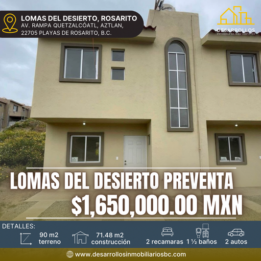 1. CASA LOMAS DEL DESIERTO, ROSARITO