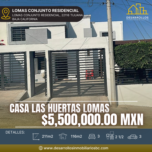 3.CASA EN LAS HUERTAS, TIJUANA