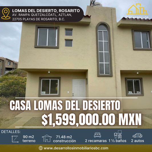 1. CASA LOMAS DEL DESIERTO, ROSARITO